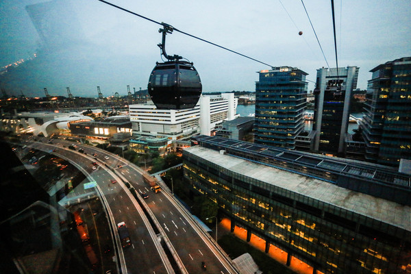 ▲新加坡旅游-花柏山、花柏山缆车、夜景