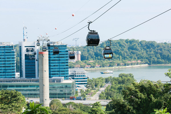 ▲新加坡旅游-花柏山、花柏山缆车、夜景