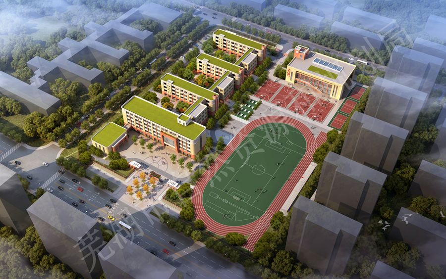 42个班！芜湖恒大北小学规划建筑设计方案出炉（附高大上效果图）